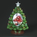 Roman Holidays 136400N Lighted Tree With Gnome Scene