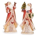 Roman Holidays 136421N Set of 2 Santa Figurines