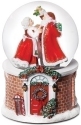 Roman Holidays 136497 100MM Musical Dome Santa and Mrs Claus