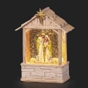 Roman Holidays 136502N LED Swirl Holy Family in Stable