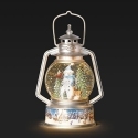 Roman Holidays 136552N Lighted Swirl Snowman in Lantern