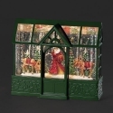 Roman Holidays 136553 Lighted Swirl Greenhouse With Deer and Santa