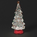Roman Holidays 136566N Lighted Swirl Tree With Red Base