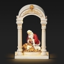 Roman Holidays 136574 Lighted Arch With Santa Figurine