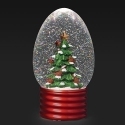Roman Holidays 136584N Lighted Swirl Bulb Dome With Tree Inside