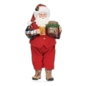 Roman Holidays 136613N Santa and Beer Barrel and Mug Figurine