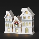 Roman Holidays 136617N Lighted Row House Building