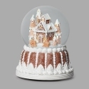 Roman Holidays 136631 100MM Musical Dome With Gingerbread House