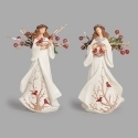 Roman Holidays 136680 Angel Berry and Branch Figurines Set of 2