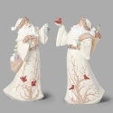 Roman Holidays 136681 Santa Berry and Branch Figurines Set of 2