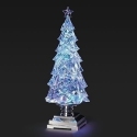Roman Holidays 136711N Lighted Swirl Tree Silver Base