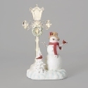 Roman Holidays 136734N Musical Lighted Lamppost With Snowman