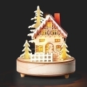 Roman Holidays 136779 Lighted Musical House With Snowman