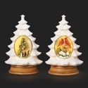 Roman Holidays 136788N Lighted Tree Dioramas Set of 2