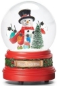 Roman Holidays 136792 100MM Musical Snowman With Lights Dome