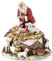 Roman Holidays 26783 Kneeling Santa Musical Figurine