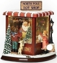Roman Holidays 30095 LED Musical Rotating North Pole Toy Shop - No Free Ship