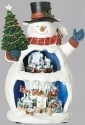 Roman Holidays 32828 LED Musical Snowman With Dual Level Rotation Figurine - No Free Ship