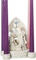 Roman Holidays 32989 Holy Family Papercut Style Candle Holder Figurine