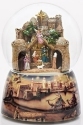 Roman Holidays 33833 120MM Rotating Kings of Bethlehem Musical Glitterdome