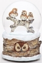 Roman Holidays 33835 100MM Owl Trio Musical Glitterdome