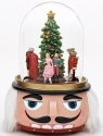 Roman Holidays 33847 120MM Nutcracker With Rotating Scenes Musical Glitterdome