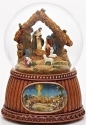 Roman Holidays 34320 100MM Nativity Musical Glitterdome