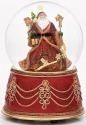 Roman Holidays 34350 100MM Santa With Lantern Musical Glitterdome