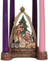 Roman Holidays 34355 Nativity With Arch Advent Candle Holder Figurine