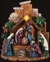 Roman Holidays 34468 LED Nativity Scene With Lighted Star Figurine