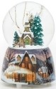 Roman Holidays 35132 80MM Winter Church Musical Glitterdome