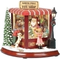 Roman Holidays 35178 LED Musical Rotating North Pole Toy Shop - No Free Ship