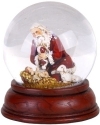 Roman Holidays 36020 Kneeling Santa Glitterdome