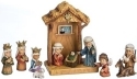 Roman Holidays 36144 Nativity Pageant Mini Figurine 11 Piece Set
