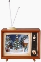 Roman Holidays 36432N Rotating Musical LED TV Sled and Tree Scene