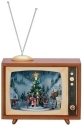 Roman Holidays 37456 Rotating Musical LED TV Tree and Carolers Scene - No Free Ship