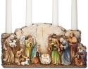Roman Holidays 633266 Nativity With Arch Wall Advent Candle Holder Figurine