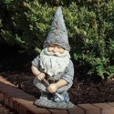 Gnomes by Roman 12466 Gnome with Shovel Pebble Statue