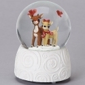 Rudolph by Roman 131640 Rudolph and Clarice Musical Snowglobe