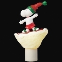 Peanuts by Roman 133788 Snoopy Snowboard Night Light