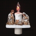 Roman Lights 134008 Holy Family Gold & Silver Night Light