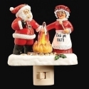 Roman Lights 134192 Santa & Mrs Claus Campfire Night Light