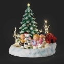 Peanuts by Roman 135286 LED Musical Peanuts Skating Pond Figurine