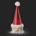 Gnomes by Roman 135321 LED Swirling Santa Hat Gnome