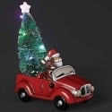 Rudolph by Roman 135394 Santa and Rudolph in Car Figurine