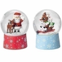 Rudolph by Roman 135396 65MM Set of 2 Assorted Mini Domes
