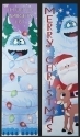 Rudolph by Roman 136012N 2 Assorted Lighted Bumble Porch Boards