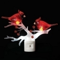 Roman Lights 160045 Cardinal On Branch LED Night Light