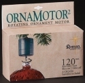Roman Lights 160071 Motorized Ornament Spinner Pack of 6 Includes Battery