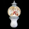 Roman Lights 160154 Christmas Scene Lantern Swirl Nightlight